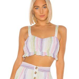 NWOT Majorelle Everest Top in pastel multi size small